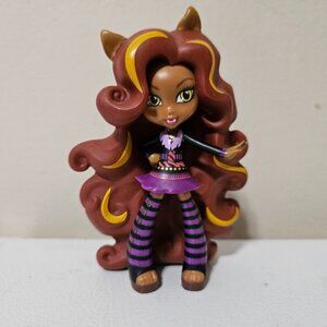 Monster High Clawdeen Wolf Vinyl Figure Toy 4.5  Mattel